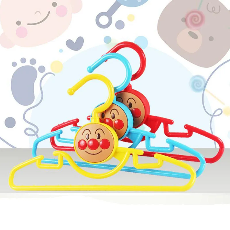 20 Pcs Red Blue Cute Carton Plastic Clothes Hanger Colorful Kids Baby Coats Pcs/ Lot | Дом и сад