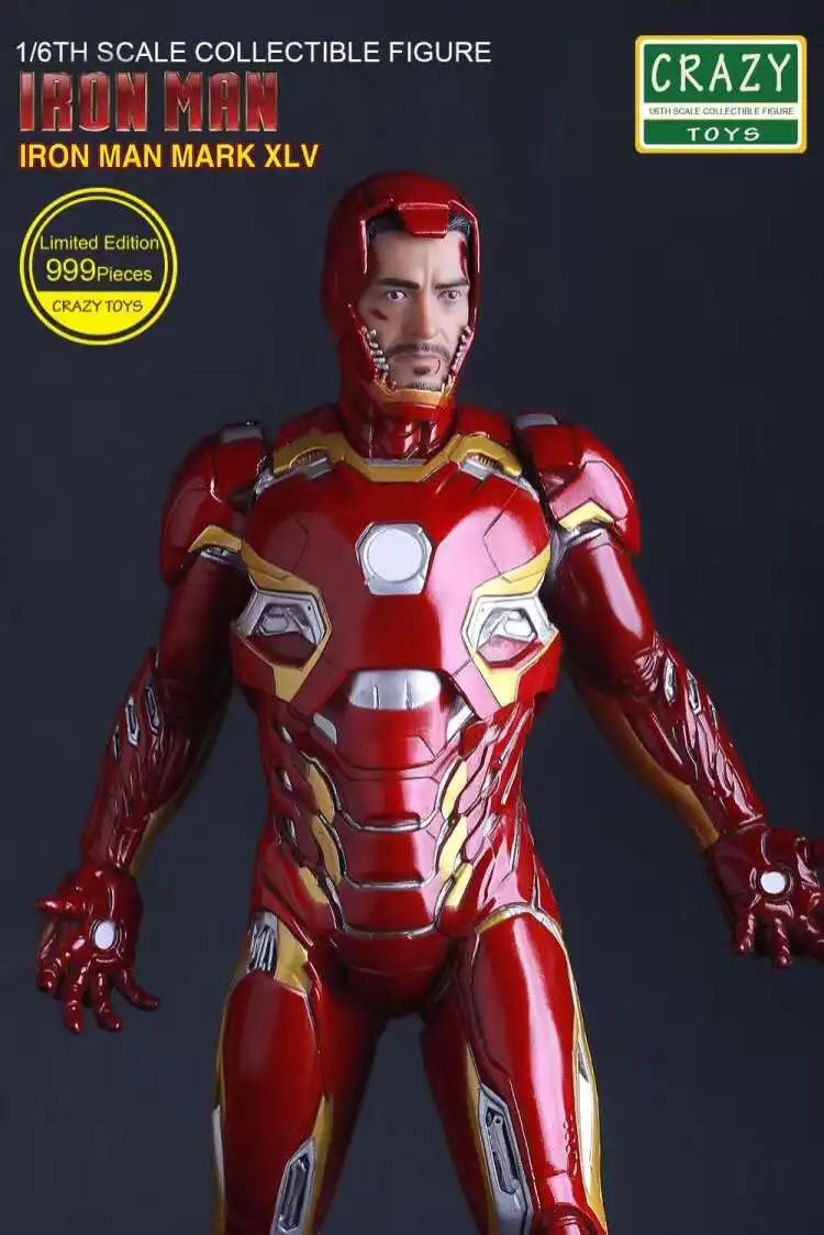 1:6 Сумасшедшие игрушки Железный человек Tony 12 &quotограниченное издание Мстители