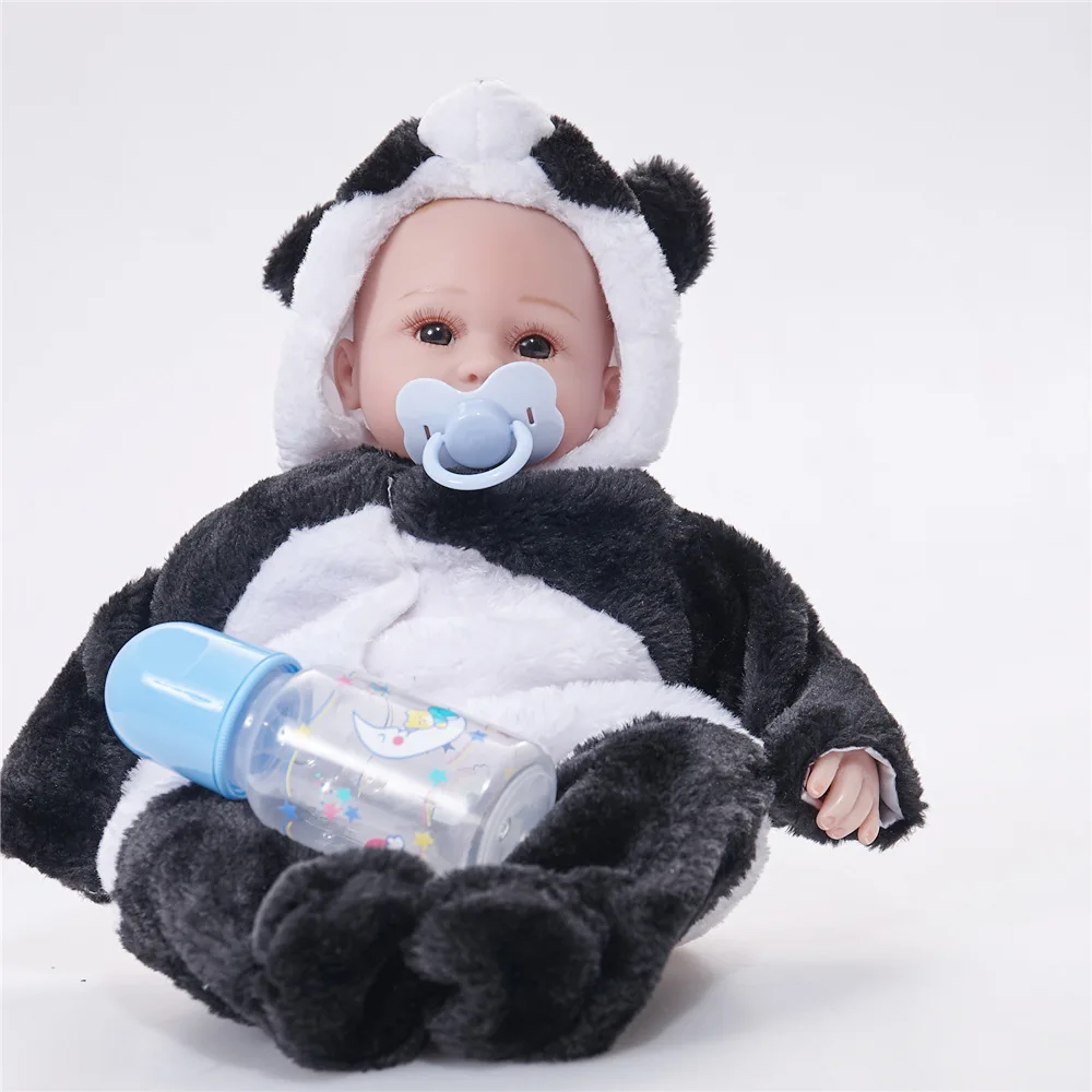 LEOOFU 45 см 18 дюймов милый bebe возрождается тело куклы силиконовые для новорожденных