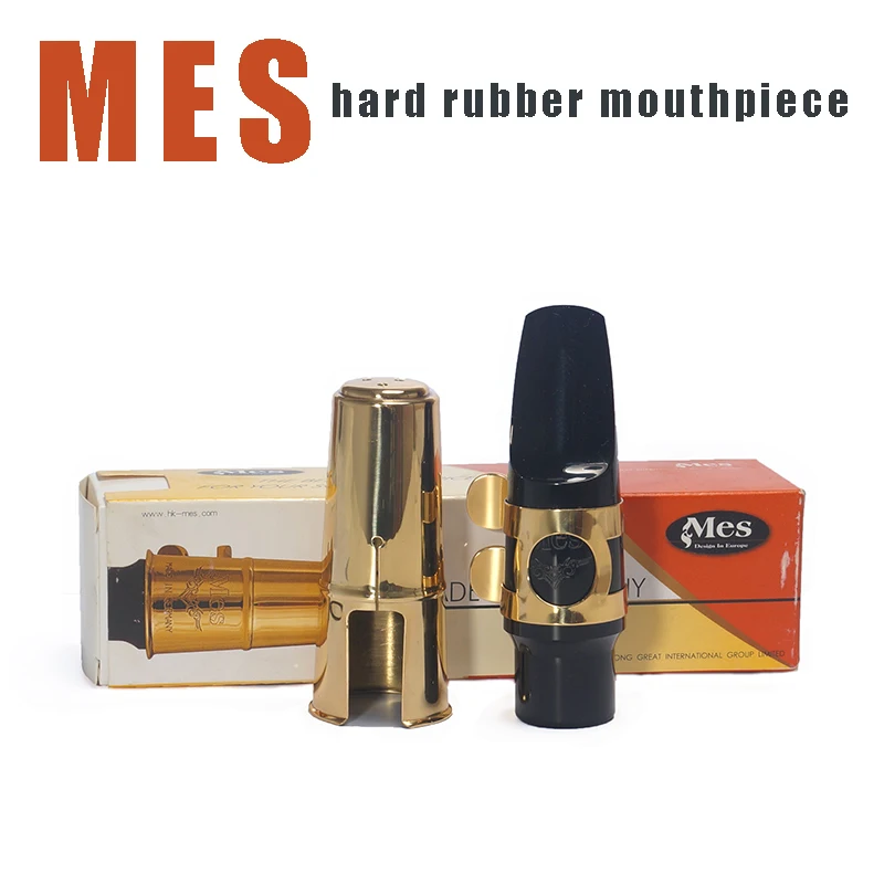 Hong Kong MES EB Alto Sax жесткий резиновый мундштук Классический Поп|Латунные детали и