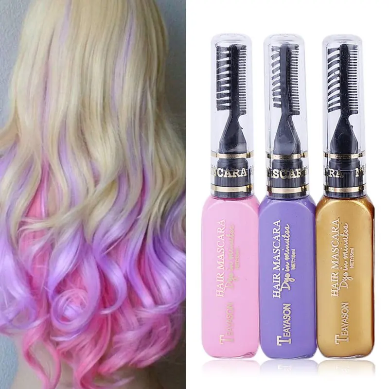 

Fashion Beauty 13 Colors Hair Dye Color Temporary Non-toxic DIY Hair Cream Party Dye Pen Hot Sale