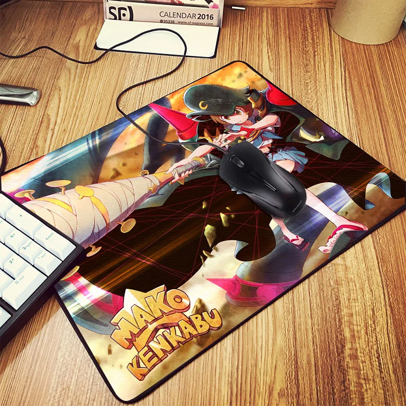 Mairuige Hadsome Аниме Девушки Kill La Kill Matoi Ryuuko Cool HD Аниме Обои напечатанные Pc Игры Коврик для мыши Настольный коврик для фанатов аниме - Цвет: 220X180X2MM