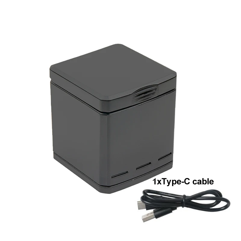 2 шт. Аккумулятор для GoPro hero 8 7 черный аккумулятор+ коробка для хранения зарядное устройство Go Pro hero 5 hero 6 hero 7 черная Экшн-камера - Цвет: charger only