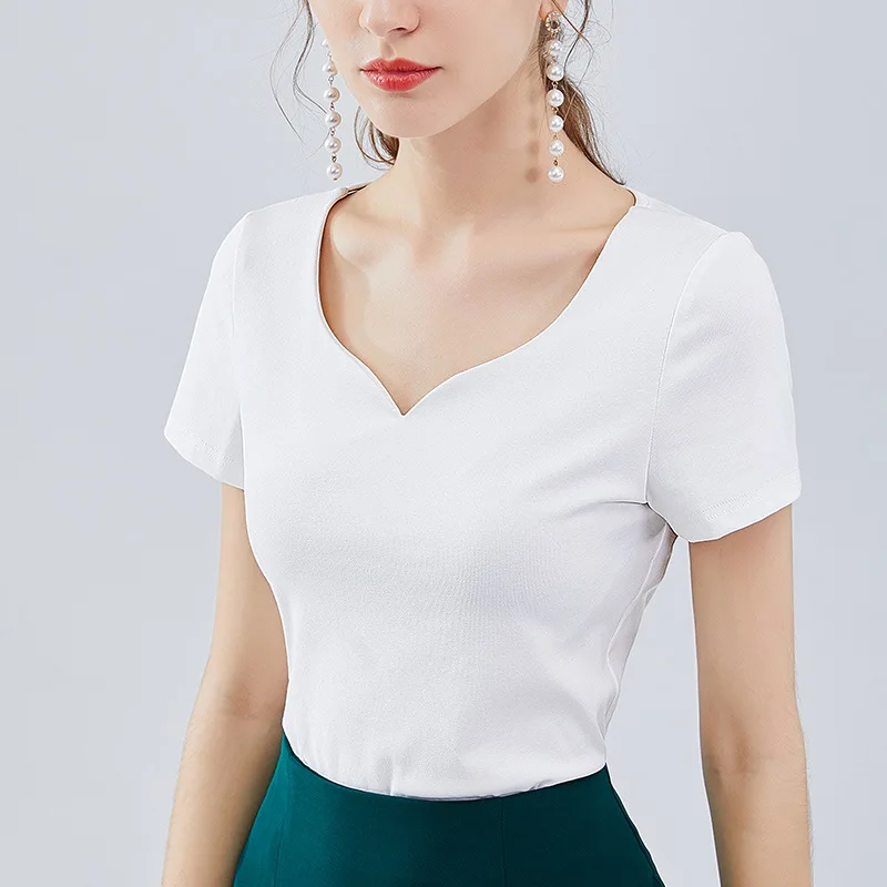 Классические летние женские модные топы с вишенкой винно-красного цвета простые