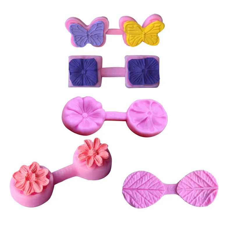 Цветок бабочка Sugarcraft тисненые инструменты для украшения тортов из мастики глина