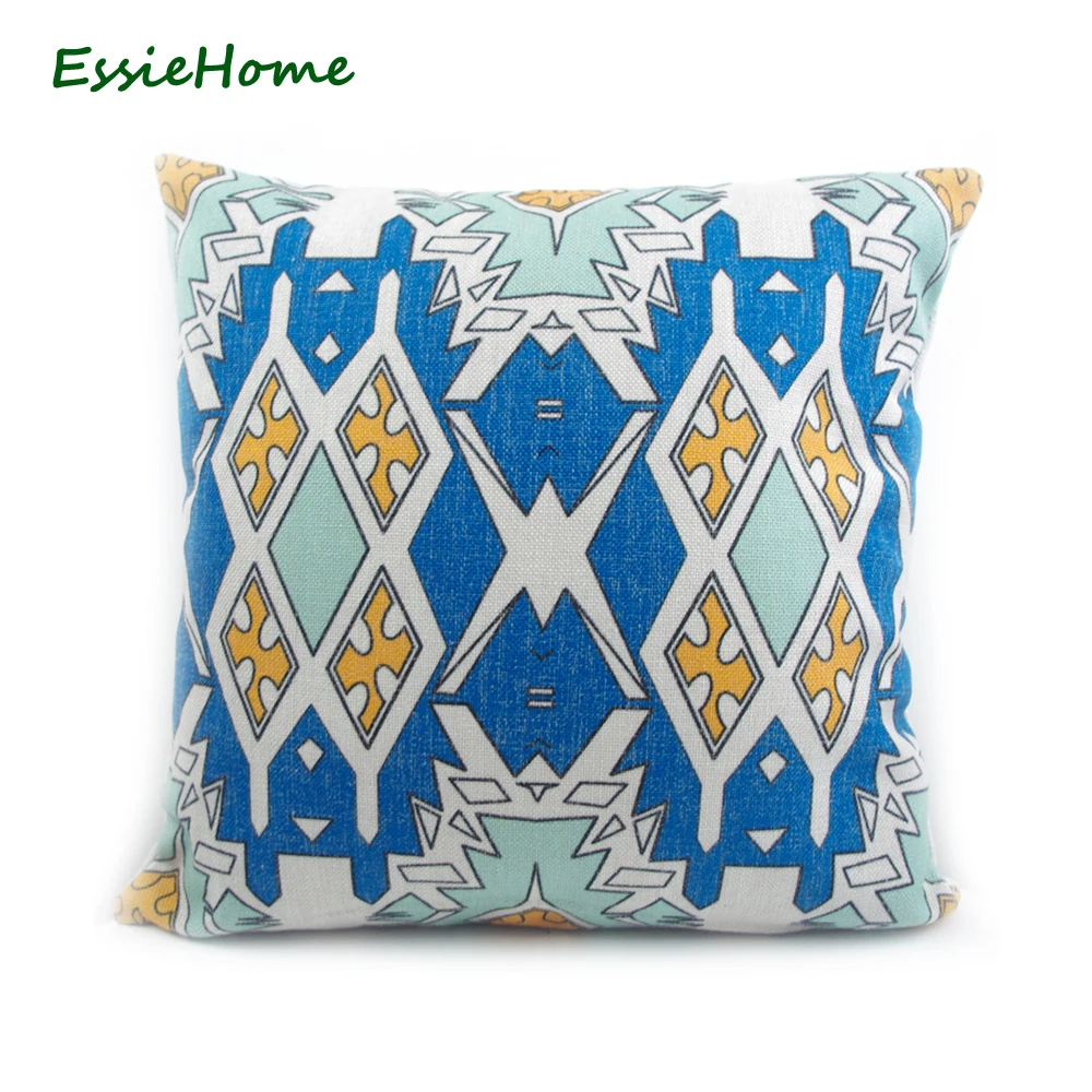 Роскошный чехол для подушки ESSIE HOME с цифровой печатью этнический дивана