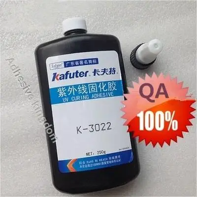Новый 4 шт. 250 г kafuter K 3022 УФ клей отверждения акриловый прозрачный плексигласовый