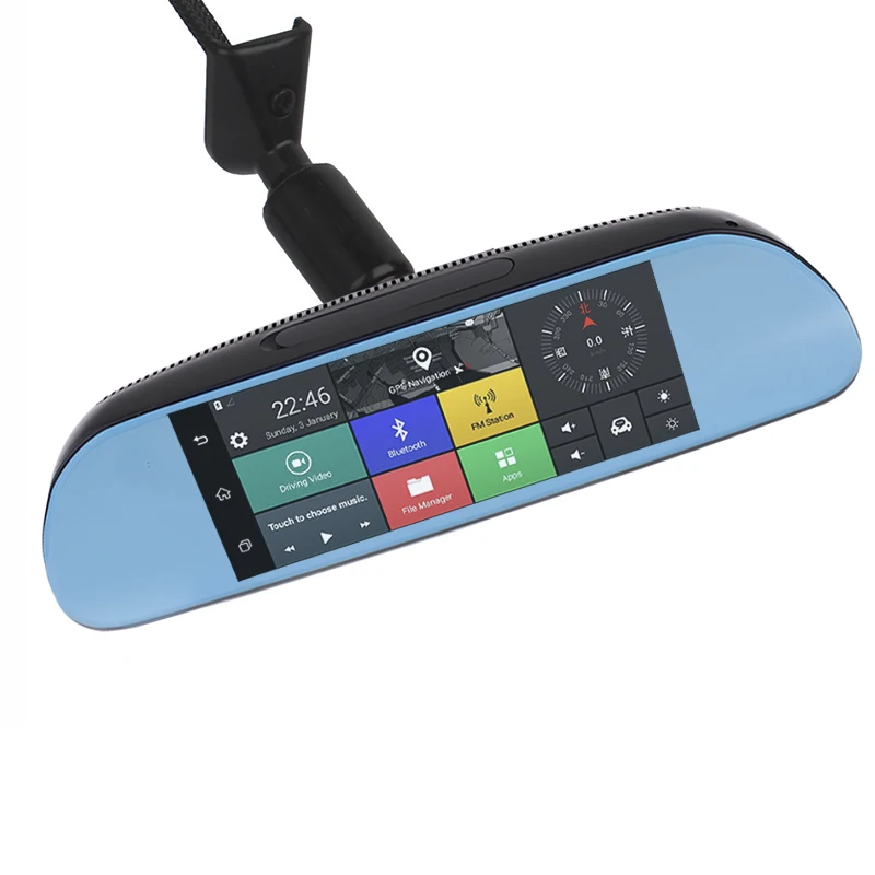 8 &quot3 г Touch Специальный Автомобильный видеорегистратор Камера зеркало GPS Bluetooth 16