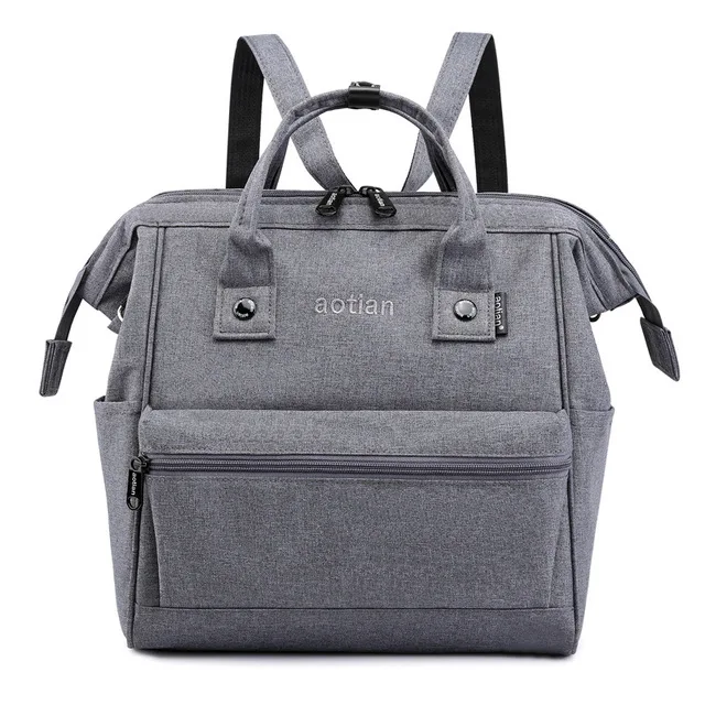 Style2-Gray Сумка для подгузников для мам и мам, Большая вместительная сумка для подгузников для мам и детей, сумка для подгузников для путешествий, рюкзак для ухода за ребенком, сумка для подгузников для кормящих мам - Цвет: Style2-Gray