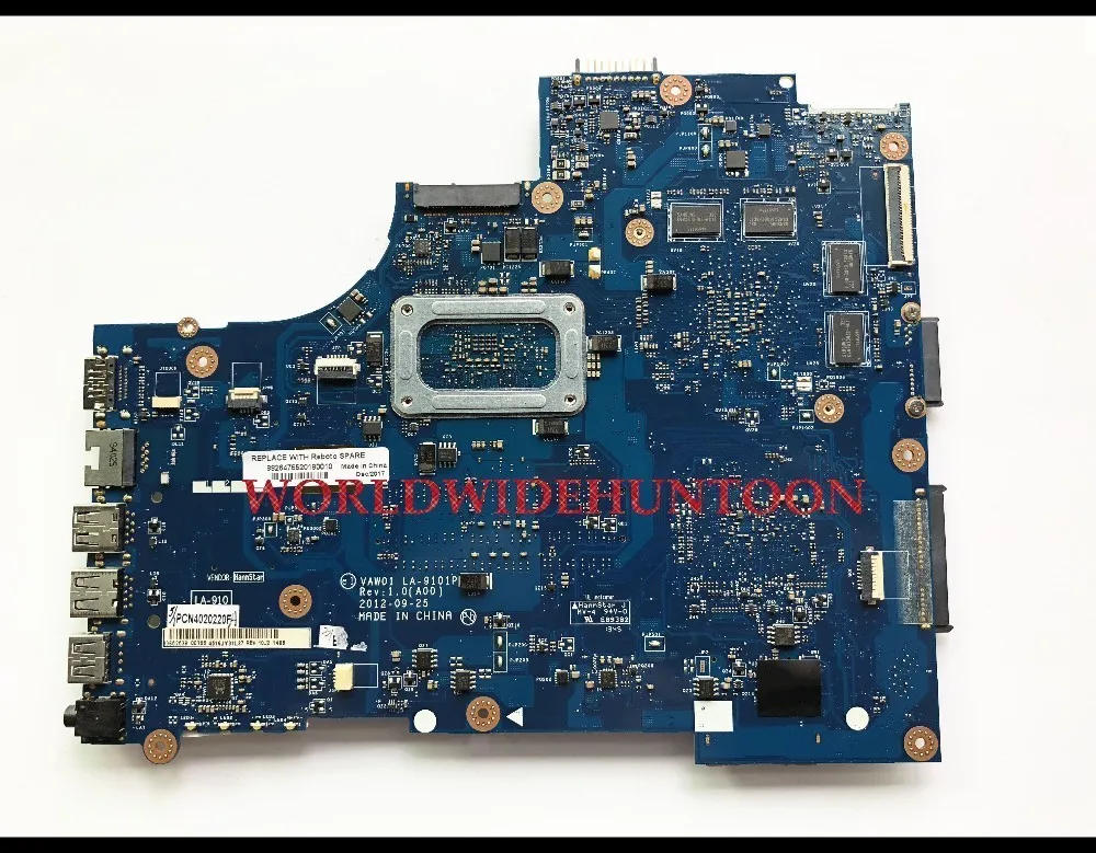 Высококачественная материнская плата для ноутбука Dell Inspiron 3521 VAW01 LA 9101P CN 0K9PG1 K9PG1