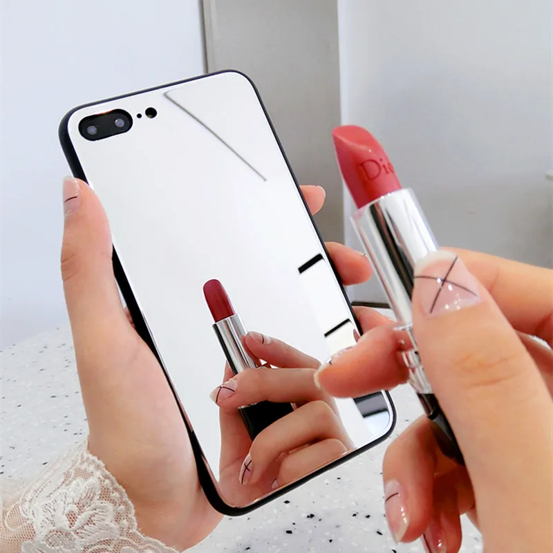Mirror PDGB чехол с покрытием для huawei P20 P30 Pro mate 20 10 Nova 3 3i Honor 10 9 Lite 7C 7A Y6 Y7 акриловый чехол с зеркалом для макияжа из ТПУ - Цвет: Mirror