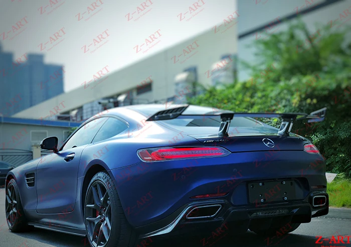 Задняя губа из углеродного волокна Z-ART Для AMG GT задний диффузор для 2015-2017 нижний