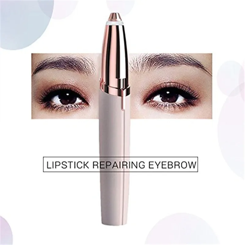 Electric Face Eyebrow Hair Remover Epilator Mini Shaver Razor Instant Painless Portable Shaving Trimmer | Красота и здоровье