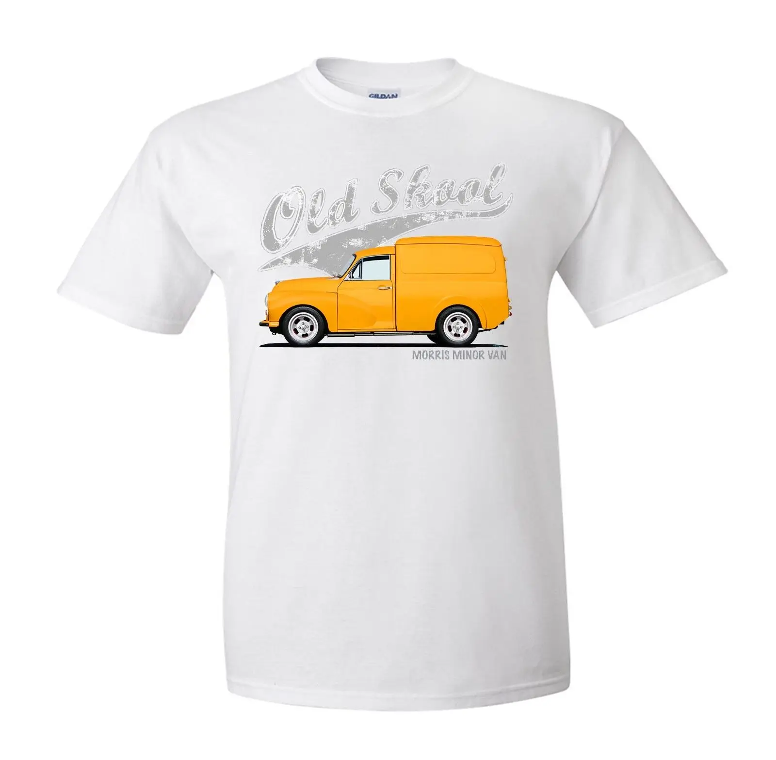 

2019 Summer Cool Funny British Classic Car Fans Minor Van T-Shirt.Old Skool. Classic Car. Modified. Commercial. British T Shirts