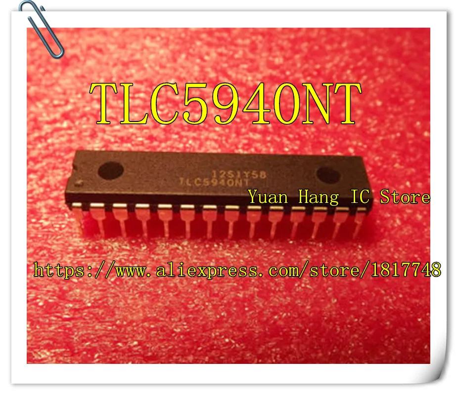 

5PCS/LOT TLC5940NT TLC5940N TLC5940 DIP-28