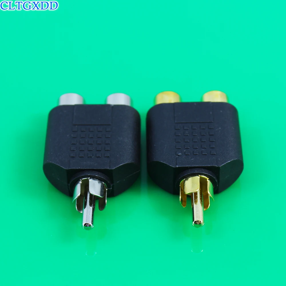 Cltgxdd 1 Штекерный разъем на 2/двойной гнездовой RCA AV аудио Y образный разветвитель