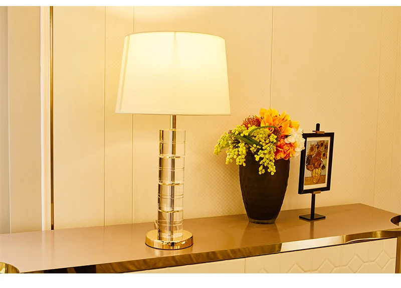 American Style Ceramic Table Lamps For Living Room Copper Table Lamps Light Green Table Lamps Home Decor Vase Shape Table Lamps