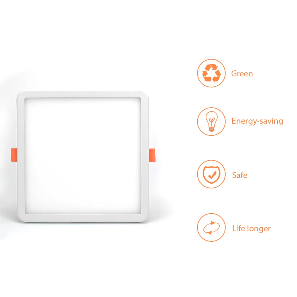 Встраиваемый потолочный светодиодный светильник 220 В переменного тока 6/8/15/20