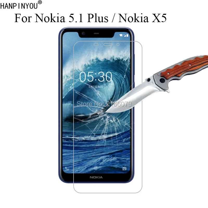 1 шт/2 шт 9H 2.5D Закаленное стекло протектор экрана для Nokia 5 Plus Plus/X5 86 &quotЗащитная