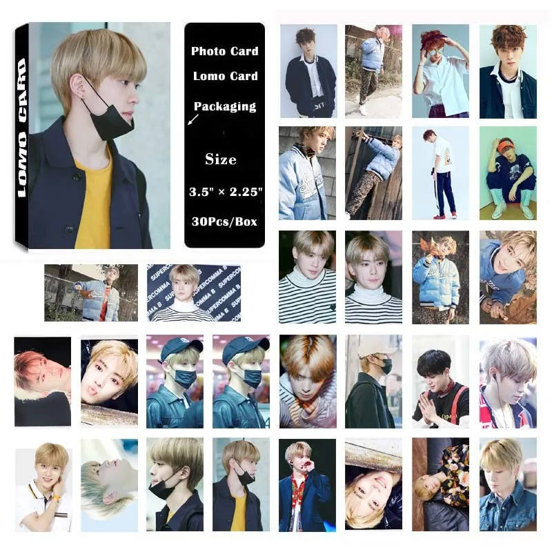 KPOP NCT127 альбом Jung Jae Hyun самодельная бумага ломо карты фото постер HD фотокарты