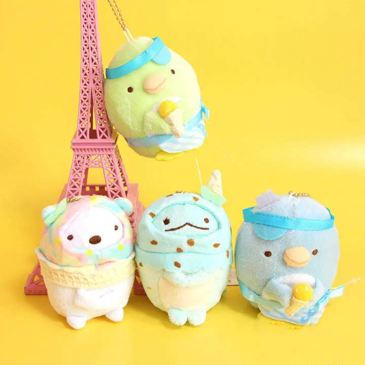 Оригинальный милый мультяшный Sumikko Gurashi еда мороженое медведь Пингвин ящерица