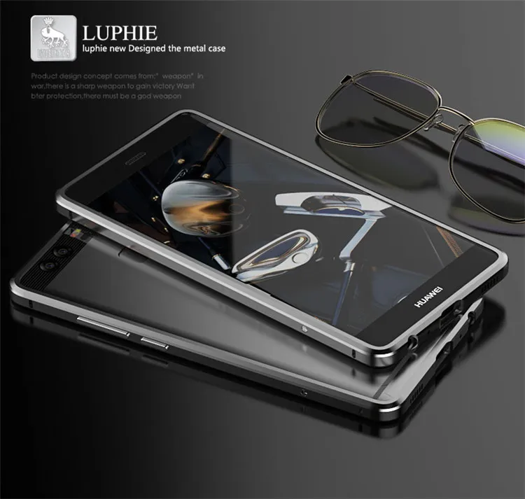 Для Huawei P9 Плюс Телефон Случае Оригинальный LUPHIE Металлический Алюминий Случая