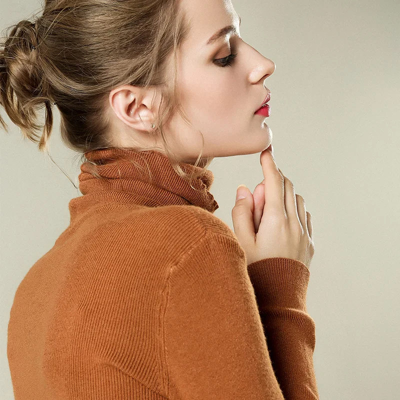 New autumn and winter 2018 women's wear quality cashmere knitted sweater with warm women soft comfortable | Женская одежда