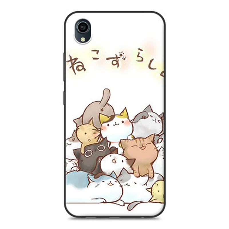 ДЛЯ vivo Y91 6," силиконовый чехол с мультяшным Силиконовая задняя крышка чехол для телефона для vivo Y91 C Y91C ТПУ мягкий чехол vivo Y91C защитный ковер