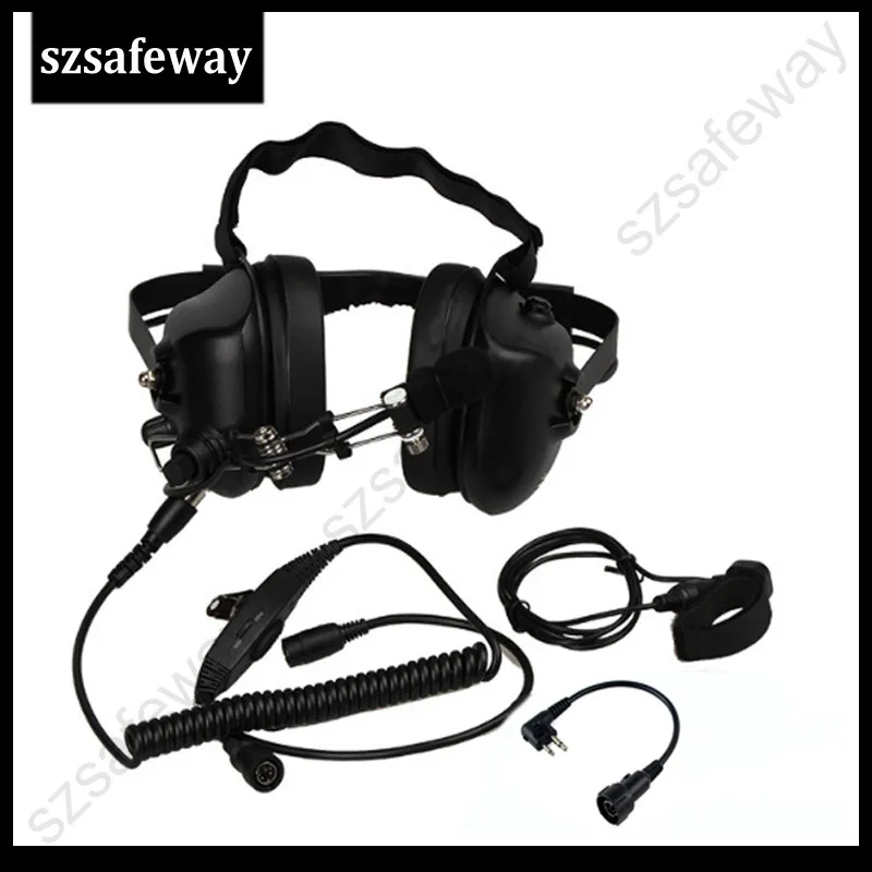 Наушники Walkie Talkie с шумоподавлением гарнитура для Motorola CP160 EP450 GP300 GP68 GP88 CP88 CP040 CP100