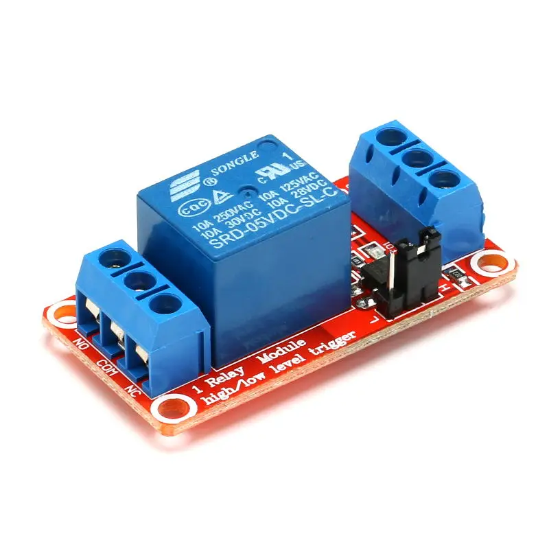 1 канал 5В 12В 24В релейный модуль щит для Arduino с опора оптопары высокого и низкого