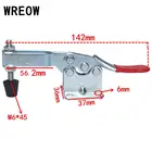 Новый тумблерный зажим 201-B Горизонтальный зажим быстросъемный станок Столярный толкатель ручной инструмент снасти для деревообработки