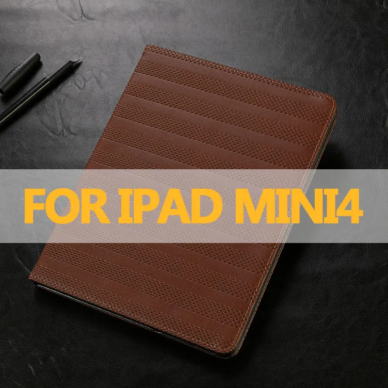 Роскошный чехол Asometech для Apple ipad air 12, Ретро Чехол-подставка из искусственной кожи для планшетов, чехол для ipad Mini 1234, сетчатый чехол-накладка - Цвет: For Mini 4