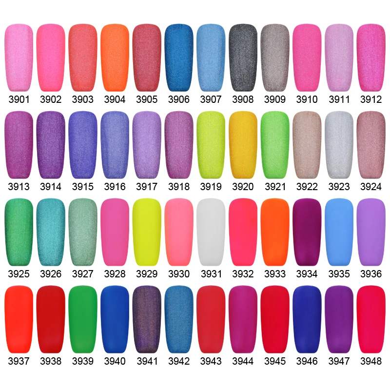 

Wholesale 6 Pcs Velvet Matte Gel ibdgel Brand (1Base Coat+5 Colors )UV Nails Polish Set Nails Gel Professional Lacquer 48 colors