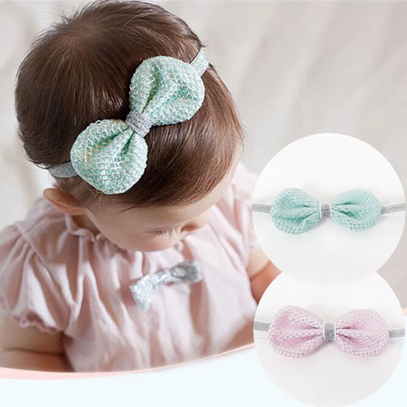 Дети заставку каваи hairband тюрбан волос группа аксессуары лук ободки tiara девушки