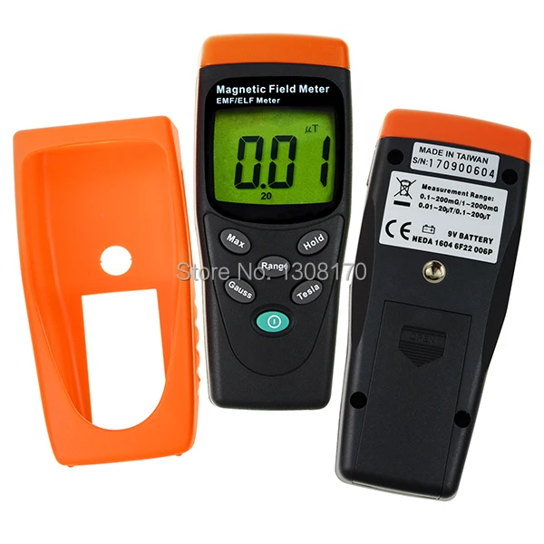 Сделано в Тайване 30-300 Гц диапазон цифровой EMF/ELF одноосевой гауссметр детектор электромагнитного поля mG
