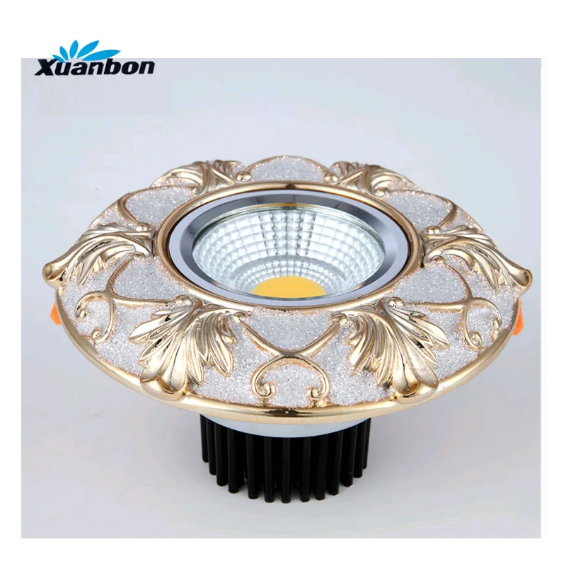 AC110V 220V 7W 5W 3W светодиодный декоративный прожектор потолочный светильник освещение Supre яркий Встраиваемый светодиодный светильник