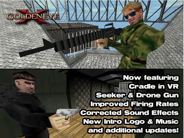 64 битная игра ** GoldenEye X 5D Hack of Perfect Dark (версия Хака! Версия США!)|hack hacking|hacked games |
