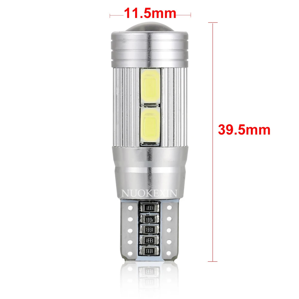 10 X автомобильный Стайлинг авто светодиодный T10 194 W5W Canbus smd 5730 светильник лампа без