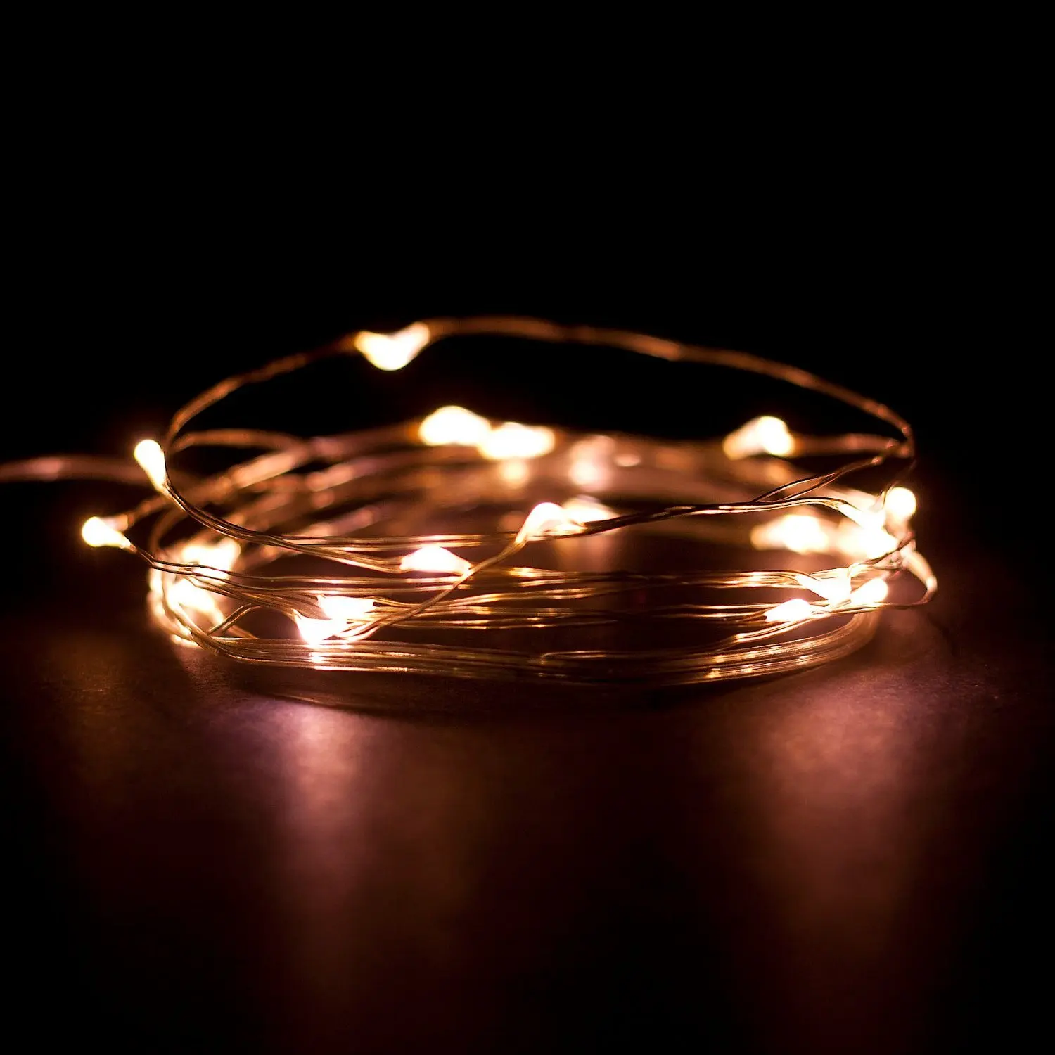 5 шт./лот 2 м 20led светодиодная гирлянда теплые белые микро светильники работающие