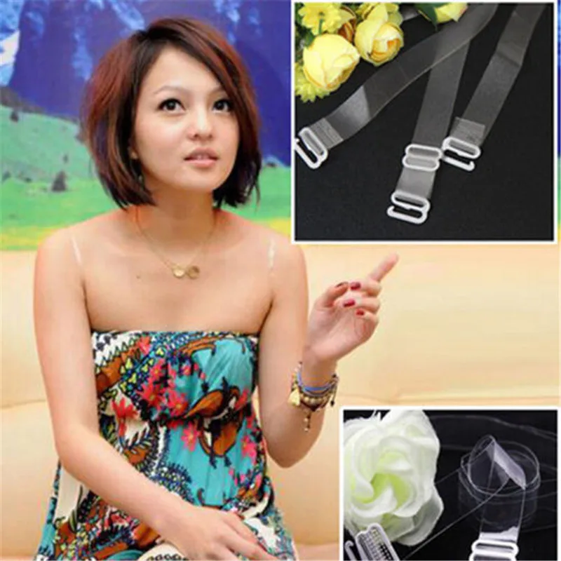 Высокая эластичность без бретелек слегка мягкий прозрачный многоходовой