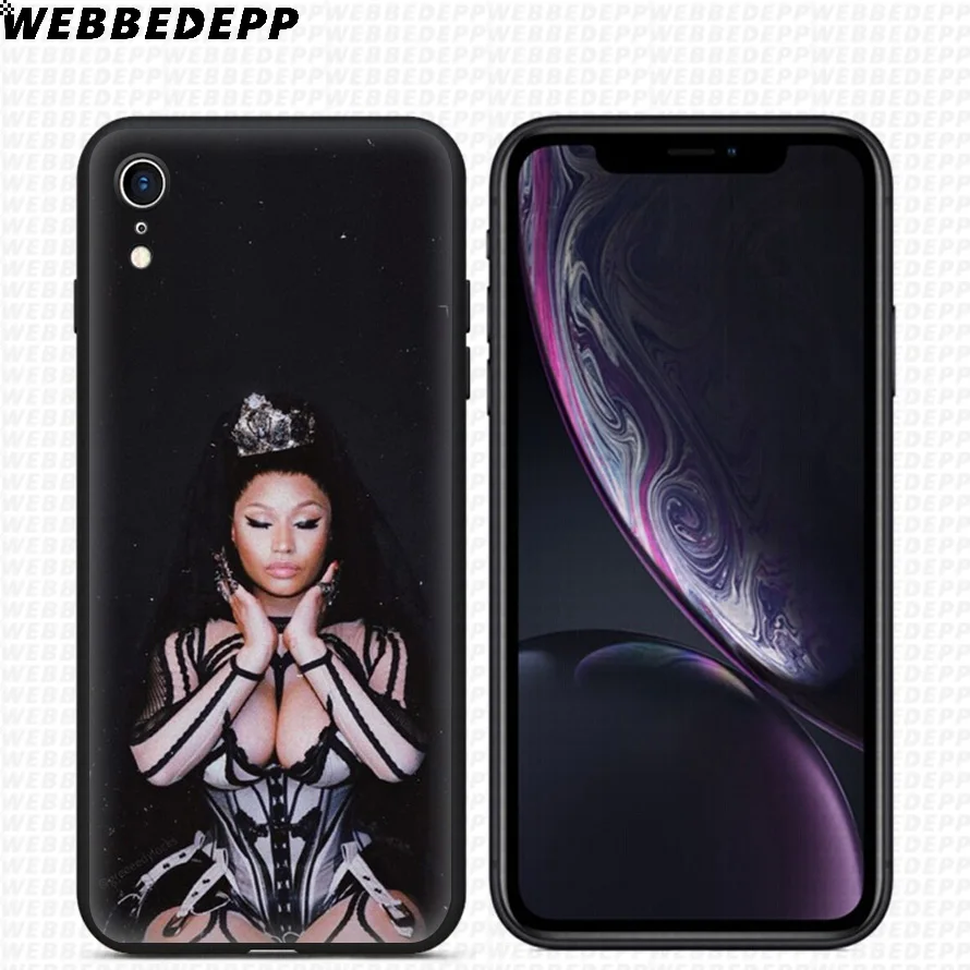 WEBBEDEPP Rap Singer Nicki Minaj Мягкий силиконовый чехол для iPhone 11 Pro Xr Xs Max X или 10 8 7 6 6S Plus 5 5S SE Case