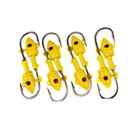8pcs soft lure painted jig heads fishing hooks lures bait 21g 32g