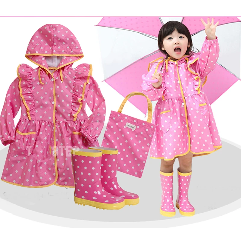 Высококачественный детский дождевик веселые плащи для принцесс уличное плотное