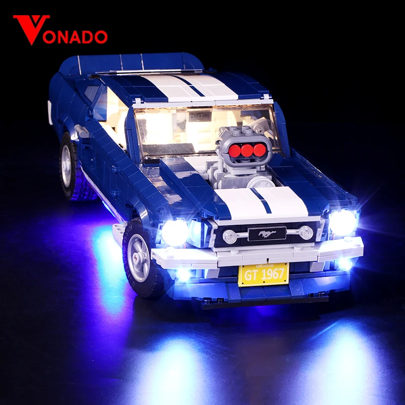 Светодиодный светильник для 10265 A B Ford Mustang Diy ing Творческий гоночный автомобиль
