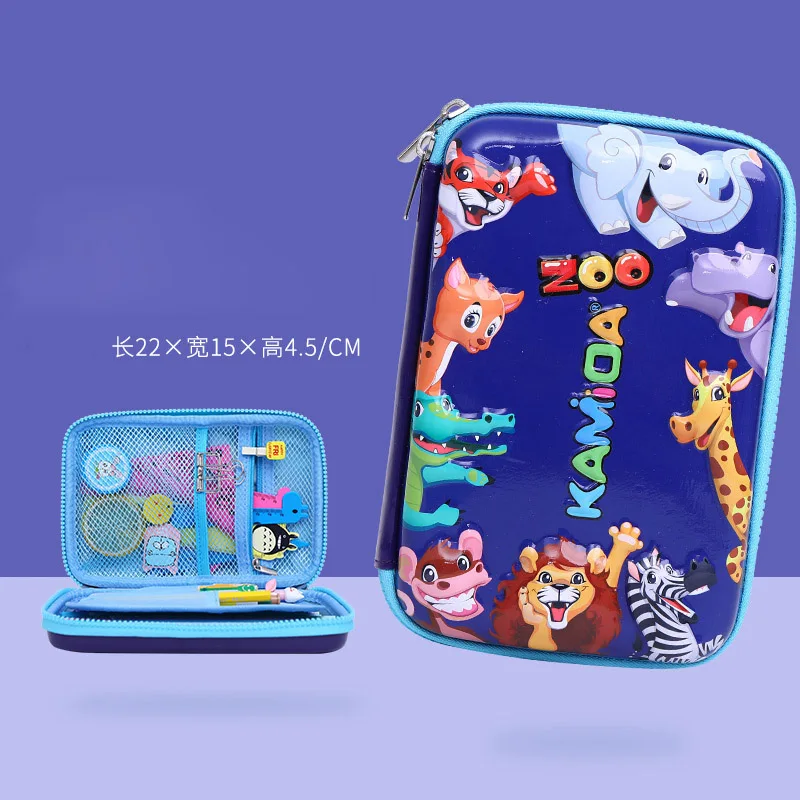 Style 10 Kawaii 3D School Pencil Case for Girls Boys Penal Korean Pen Bag Cute EVA Large Makeup Pencilcase Pouch Stationery Box Penalties - Цвет: Style 10