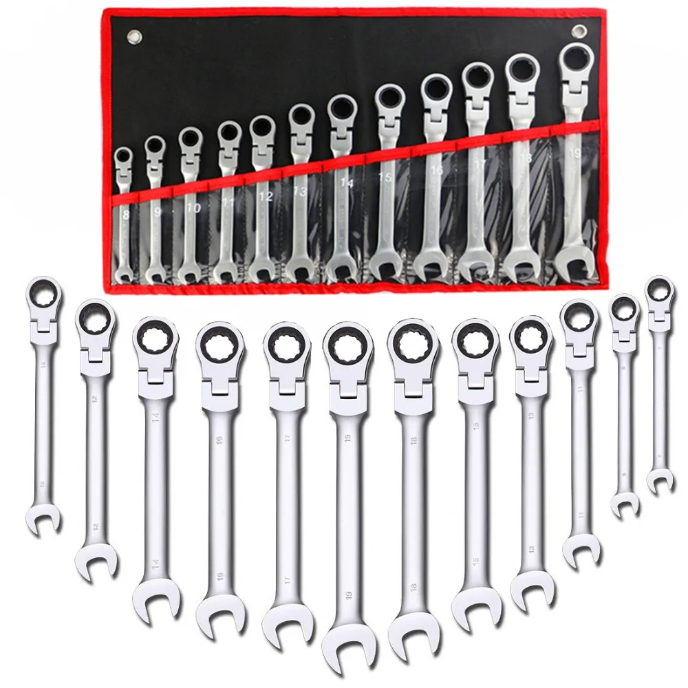Wrench Multitool Key Ratchet Spanners Set of Tools Wrenches Universal Tool Car Repair With storage bag |