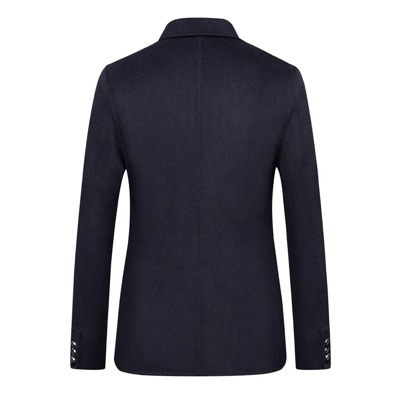 Новинка, 8XL, шерстяное пальто, мужское, Осень-зима, Бизнес Стиль, Повседневный, длинный Тренч, мужское, двухстороннее, высокое качество, шерстяная куртка, мужской костюм
