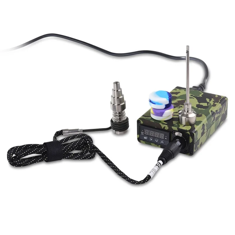 Enail Электрический Dab E кварцевый гвоздь с титановым набор DNail Carb Cap 16 мм Dabber PID