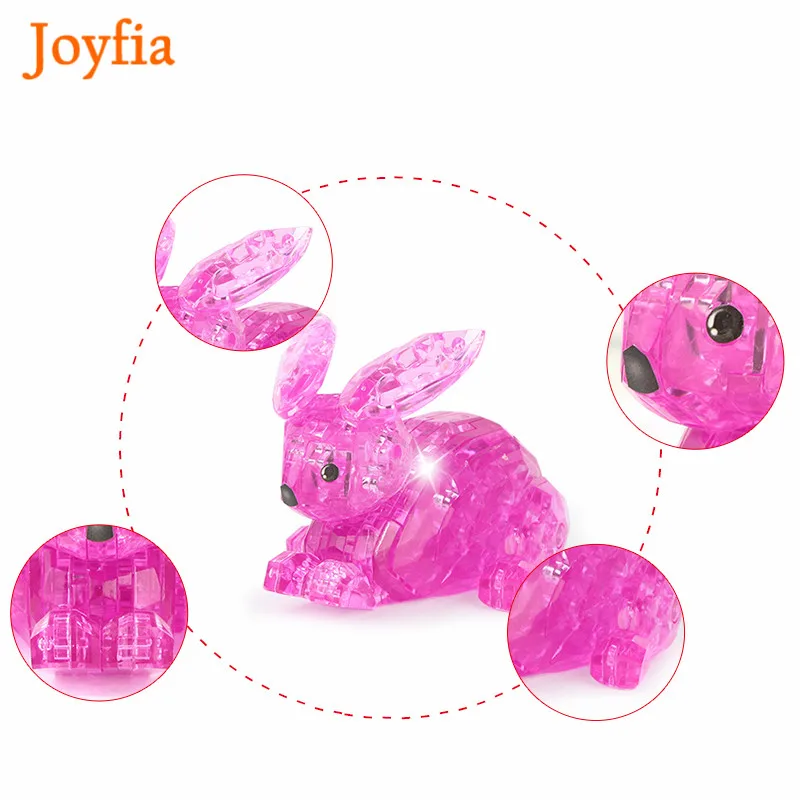 3D с украшением в виде кристаллов головоломки DIY сборки модель игрушка подарок