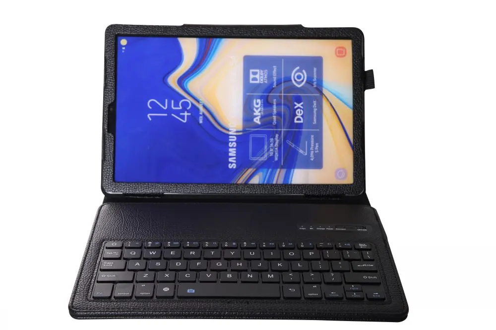 Кожаный чехол Премиум для Samsung Galaxy Tab S4 10,5 T830 T835 SM-T830 SM-T835 покрытия принципиально Капа с Съемная клавиатура Bluetooth